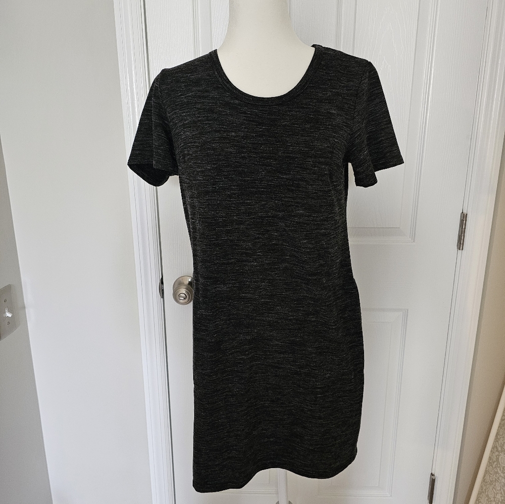 32 Degrees Cool Black‎ Charcoal Short Sleeve Dress